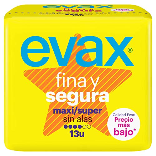 Evax Fina y Segura Maxi Compresas - 14 unidades