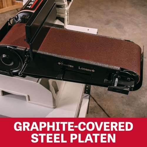JET 6" x 48" Belt and 9" Disc Sander with Open Stand, 3/4 HP, 1Ph 115V (JSG-96OS) - Image 5