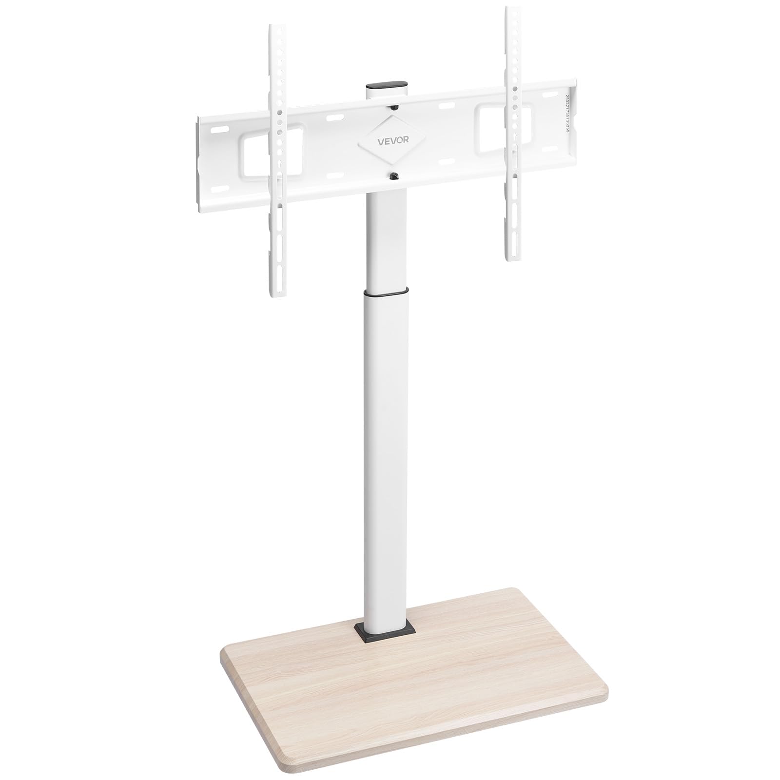 VEVOR Carrello Porta TV con Ruote per Schermo da 812,8-1778 mm Carico max. 45 kg Carrello Porta TV Rotazione Sinistra-Destra 25° Altezza Regolabile con Ripiano per Angolo da Casa Ufficio