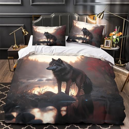 Parure de lit pour housse de couette facile à laver avec fermeture éclair - 4