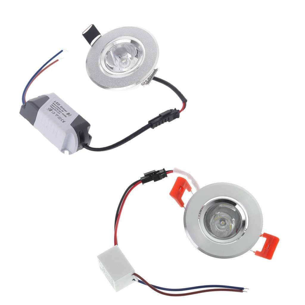 Wayfadacc 1W LED Lights 85-265V Cabinet Downlight Ceiling Lamp