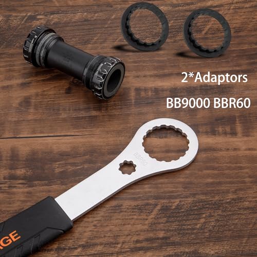 GEWAGE Bicycle Centre Lock Tool, Bicycle Bottom Bracket Key Compatible with Shimano Hollowtech II/BB9000, BBR60, M8000 - Image 2