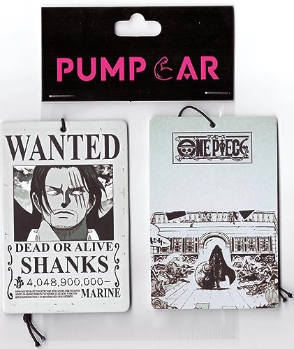 Image of PumpCar 2 pieces shanks double-sided hanging Japanese anime vanilla-scented One Piece car air freshener Cool anime hanging air fresheners for rearview mirror Car Interior Accessories Household Gifts