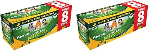 Peckish Complete Seed and Nut Suet Cakes 16 Pack Box