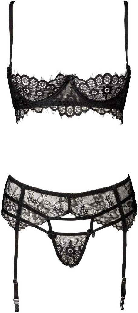 Women's Lingerie Set - Black - L