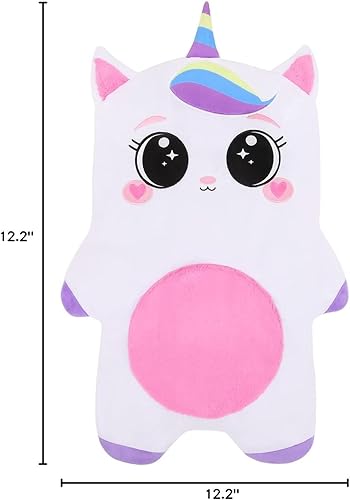 Miniatura 7 de Almohadilla de regazo ponderada para niños, 5 libras o peso personalizado de hasta 20 libras, 23.5 x 16 pulgadas, manta con peso lavable para niños