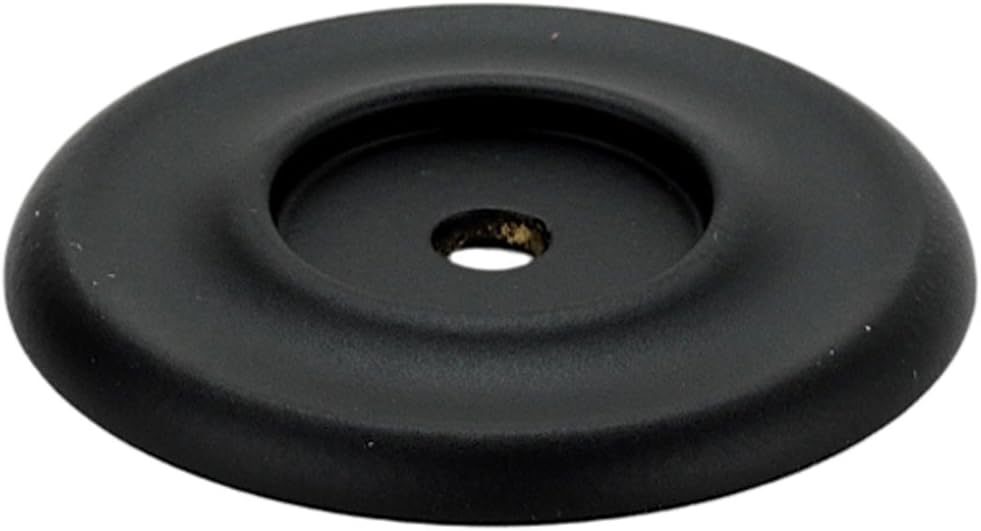 Alno A615-38-MB Traditional Backplates, Matte Black, 1-1/2"