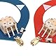 2-teiliges Donut SW-Antenne Tragbare Loop Antenne für UV und VHF, Mini-Ring-Transceiver AM MW SW Mittelwellen Kurzwellen Transceiver Set Tragbare Mini-Schleifenantenne