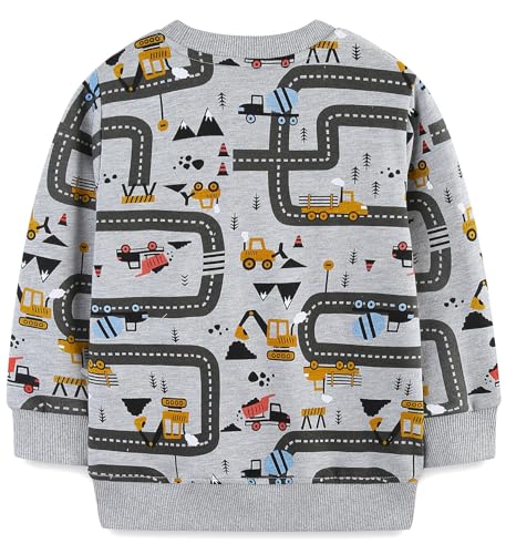 Image of Hongshilian Unisex Kids Cute Cartoon Cotton Sweater Shirt