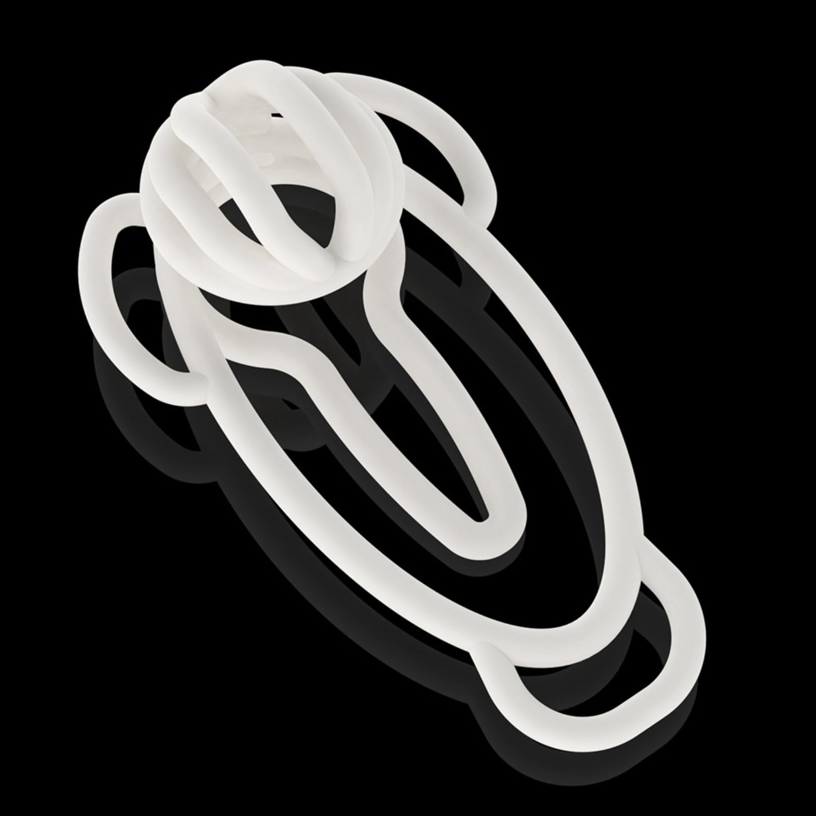 1 Lot de 2 Pinces FuFu légères et protectrices pour Hommes, Cage légère et Respirante pour Hommes avec 1 Ceinture d'assistance à Trois Voies
