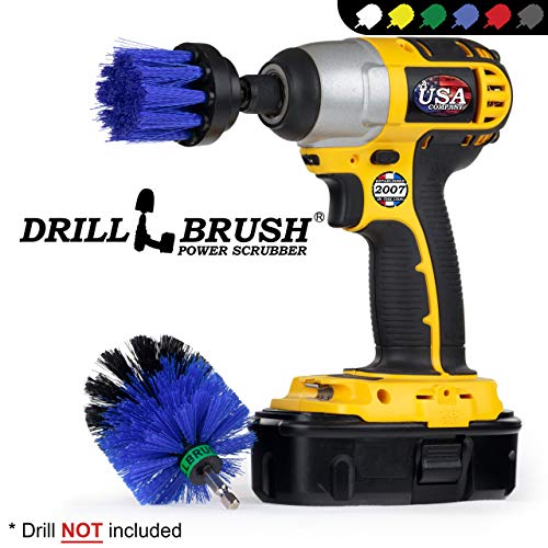 Image of Aquatic Cleaning Supplies - Pool Accessories Kit - Brush for Pool Maintenance and Upkeep - Pool Liner Cleaning Solutions - Pool Cleaning Brush - Diving Board Cleaning Brush -Boat Carpet Cleaner Tools