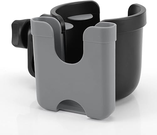 Miniatura 25 de Accmor - Portavasos para cochecito con soporte para teléfono, Portavasos universal para bicicleta, Portavasos universal para cochecitos Uppababy