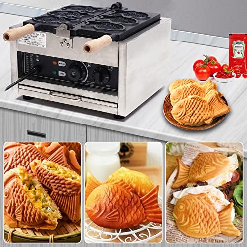 gas taiyaki waffle maker
