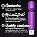 LuLu 11 Rechargeable Vibrator Wand - 20 Patterns & 8 Speeds - [ G Spot Vibrators ] Clit Vibrator | Sex Toys | Vibrator for Her Pleasure | Personal Wand Massager | Quiet & Small Female Adult Toys