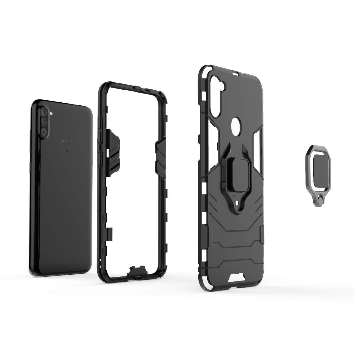 RanTuo Cover per Motorola Moto E7 Power, AntiGraffio, Silicone Morbido, Antiurto, Cover Custodia per Motorola Moto E7 Power.(Blu