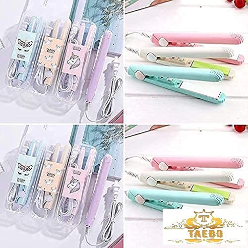 4beauty Therapy Women Beauty Mini Professional Hair Straighteners Flat Iron Specially Designed for Teen (Assorted Color)