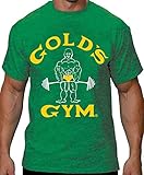 Gold's Gym Classic T-Shirt - Official Licensed - BT-2 (M, Irish Heather)