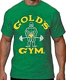 Gold's Gym Classic T-Shirt - Official Licensed - BT-2 (XXL, Irish Heather)