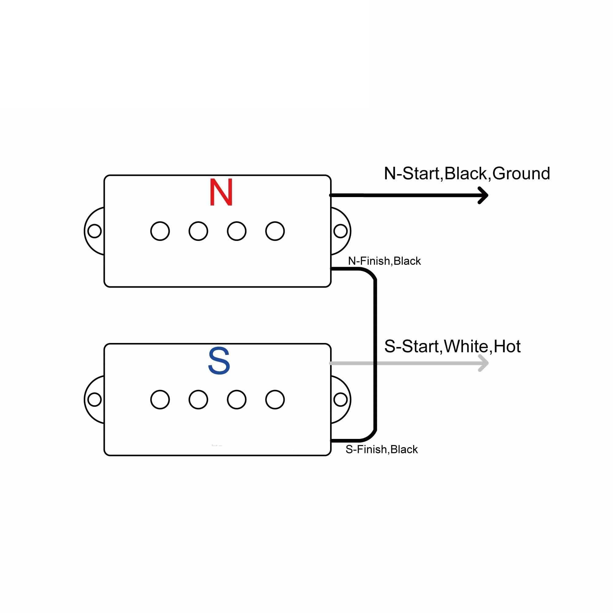 Repuestos Para Pastillas De Guitarra Juego De Pastillas Bobina Dividida Para Bajos Precisión Con Imán Cerámico | Piezas polares de Gauss variable para bajo eléctrico estilo PB negro