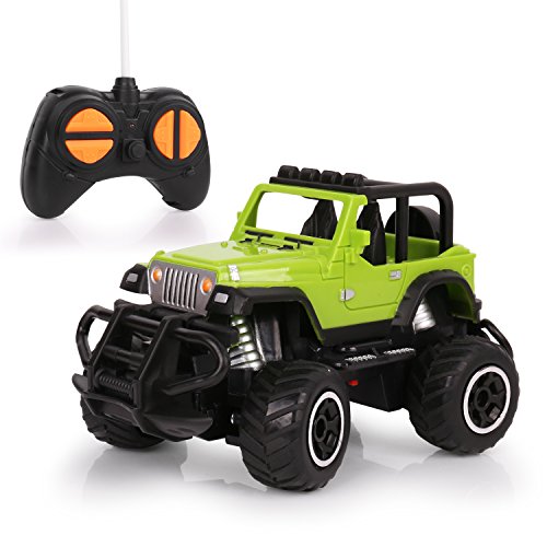 HALOFUN Remote Control Car, Mini RC Cars for Kids, Jeep Vehicle Sport Racing Hobby 1:43 Scale for Boys Girls