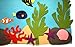 Felt Flannel Board Under The Sea Ocean Aquarium Fish Animals Deluxe Set Giant 3.5 Ft 50+ Pieces Wall Hanging Interactive Play Kit Educational Teacher Aide