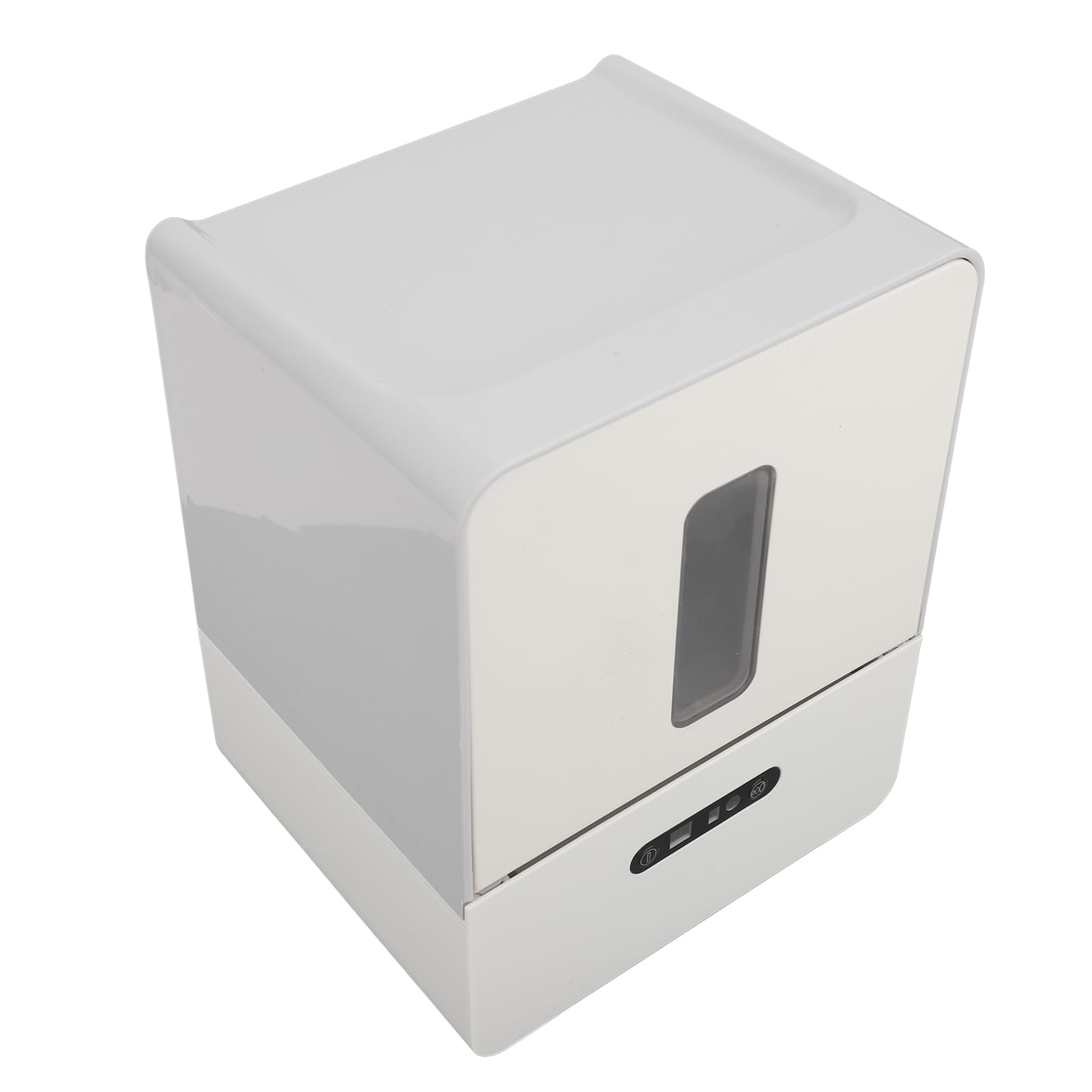 SEAFRONT Dispensador Automático de Toallas de Papel, Soporte de Pared sin Contacto con Luz Nocturna, Dispensación de 3 Niveles para Cocina, Baño, Inodoro, Portarrollos Inteligente a Prueba de (Gray)