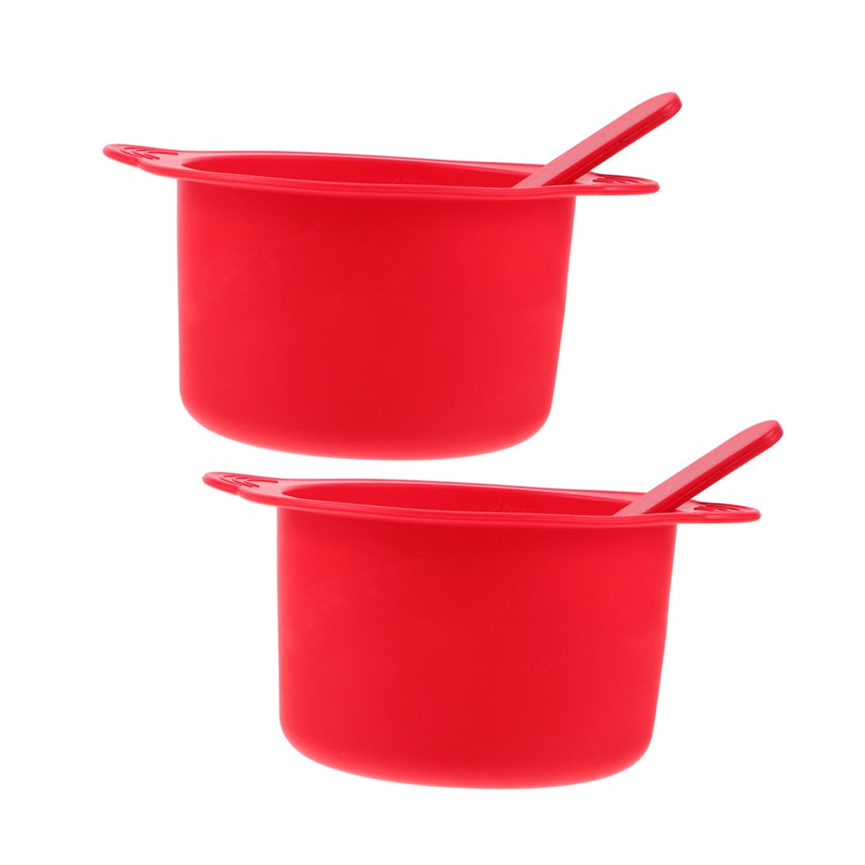 Healeved 6juegos Para Calentador De Bowls Reutilizables Para Depilación y Faciales Capacidad De Palitos Mezcladores