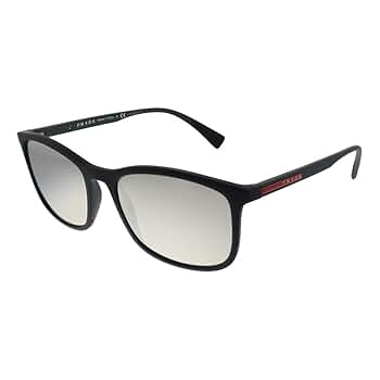 PRADA サングラス トータスシェル/レッド Prada Eyewear トータスシェル スクエア眼鏡フレーム | レッド