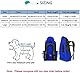 WLDOCA Hunderucksack für mittelgroße Hunde mit wasserdichtem Futter, für Motorradfahren, Wandern, Einkaufen, Reisen, Geeignet für Haustiere von 10 kg bis 15 kg,Black