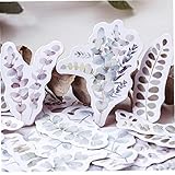 Zonster Vintage Pflanzen Eukalyptus-Papier-Aufkleber, 46 Pc-Sealing-Aufkleber Album Scrapbooking-dekor-abziehbild Für Laptop-notizbuch-Skateboard Gepäckauto Gitarre Bike