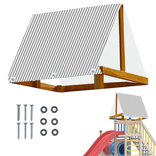 Zuasdvnk Reemplazo de Canopy, reemplazo de TARP,Playhouse Canopy -Reemplazo - Piezas de equipamiento de juegos, accesorios para pérgola, Pabellón exterior para niños al aire libre