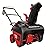 PowerSmart Single-Stage Gas Snow Blower, 21-Inch, 7.0HP 4-Stroke Engine, Durable Structure, Red/Black Design, Compact and Stable, Easy to Maneuver, Efficient in Clearing Large Areas of Snow