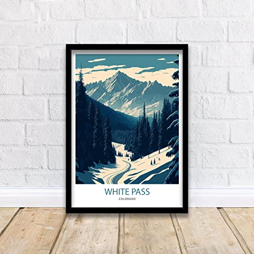 White Pass Colorado Ski Poster Print 261