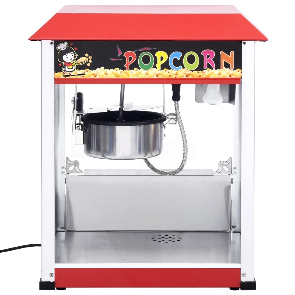 Máquina para Hacer Palomitas de Maíz con Olla de Teflón Fabricante Cocina Profesional Calentamiento Comercial Doméstico Cine 1400 W