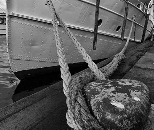 Twisted Dock Line, Bang4Buck 1/2" X 200' Three Strand Polypropylene Braided Docking Rope Anchor Ropes With Thimble 5850 Lb Breaking Strain- Super Strong (1/2 Inch 200 Feet) #TOP1