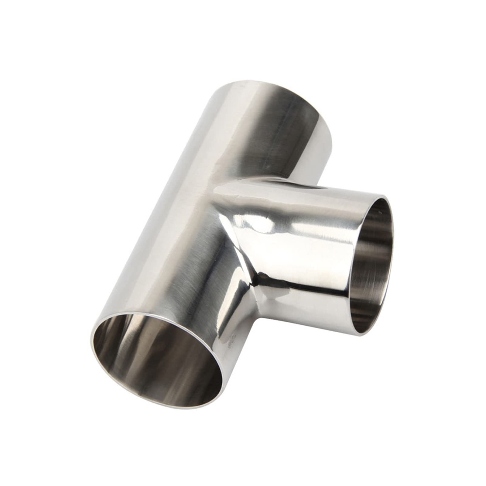 UVERLY Soldadura en te Sanitaria SS304 316 Instalación de tuberías de Acero Inoxidable (Color : SS304, Size : 89MM)