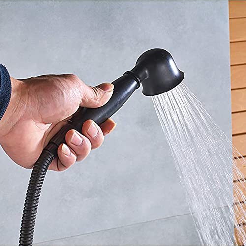 Robinet cascade baignoire îlot à double commande et jet grand débit