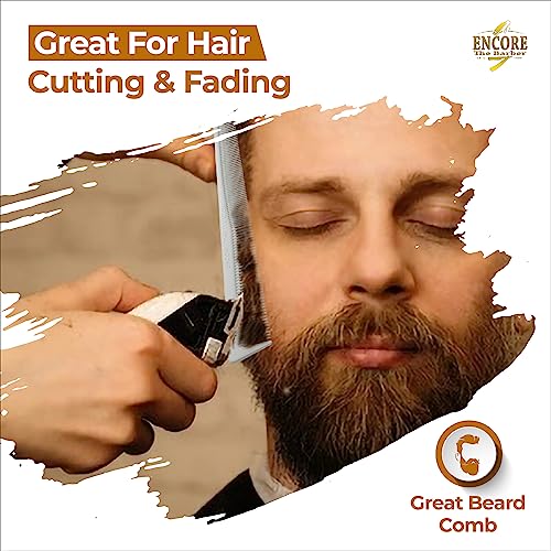 Peine Tapered Fading para barberos y estilistas, pack de 3 miniatura 2