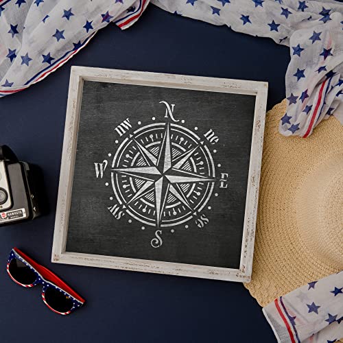 Compass Rose Stencil - Reusable Stencils For Painting - Mylar Stencil For Crafts And Decorations #TOP6