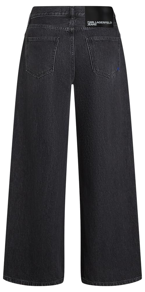Karl Lagerfeld Jeans, Damskie, Lr Wide Leg Denim, Szerokie Nogawki