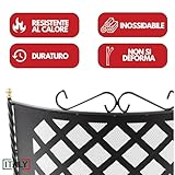 Zoom IMG-2 mohome parascintille per camino angolare Zoom IMG-2 mohome parascintille per camino angolare