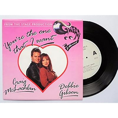McLachlan, Craig & Debbie Gibson You're The One That I Want 7" Epic 659 5227 EX/EX 1993 picture sleeve