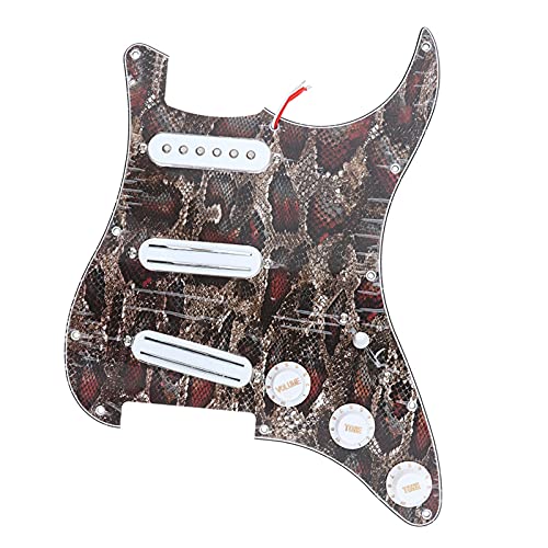 Micros précâblé Dual Rail Humbucker Pickup Single Bobine PickGuard Prétouréguré Chargement Chargé pour La Guitare… - Les Beatles, Paul McCartney, John Lennon, RIngo Starr, George Harrison Micros précâblé Dual Rail Humbucker Pickup Single Bobine PickGuard Prétouréguré Chargement Chargé pour La Guitare… – Image 3