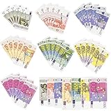 👍【Bildung und Lernen】Dieses Requisitengeld ist ein lustiges Lernspiel, bei dem Kinder den Wert von Banknoten anhand von Euro-Scheinen kennen lernen und spielerisch an den richtigen Umgang mit Geld herangeführt werden. Kindern beizubringen, wie man mit Geld umgeht, ist eine großartige Lebenskompetenz für Kinder. Es fördert die kognitiven Fähigkeiten und das Denken der Kinder und ist eine großartige Lernerfahrung für Kinder jeden Alters.