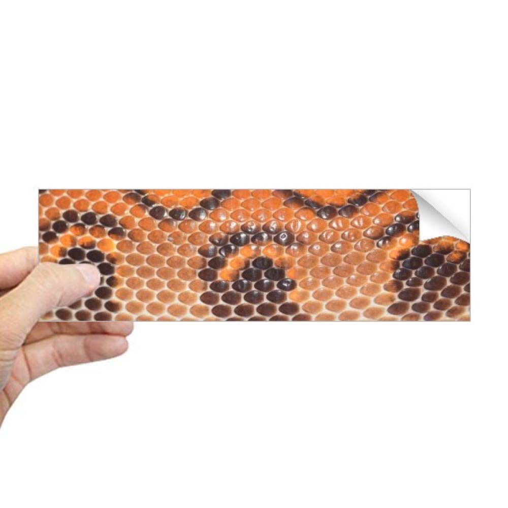 Autocollant ordinateur portable en cuir rectangulaire au motif abstrait élégant