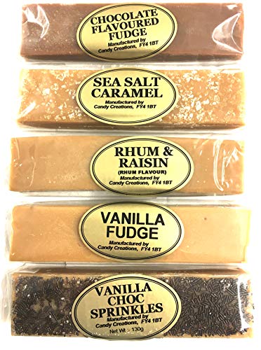 A Taste Of America Bars of Fudge Gift (5 Pack of 130g each)