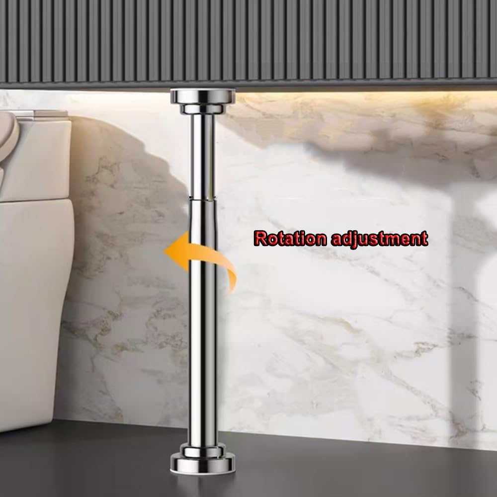 Regulowane wsporniki do zlewu Ts Solidny słup pod zlew ze stali nierdzewnej do kuchni i łazienki Cabi Heavy Du Easy Installat Design