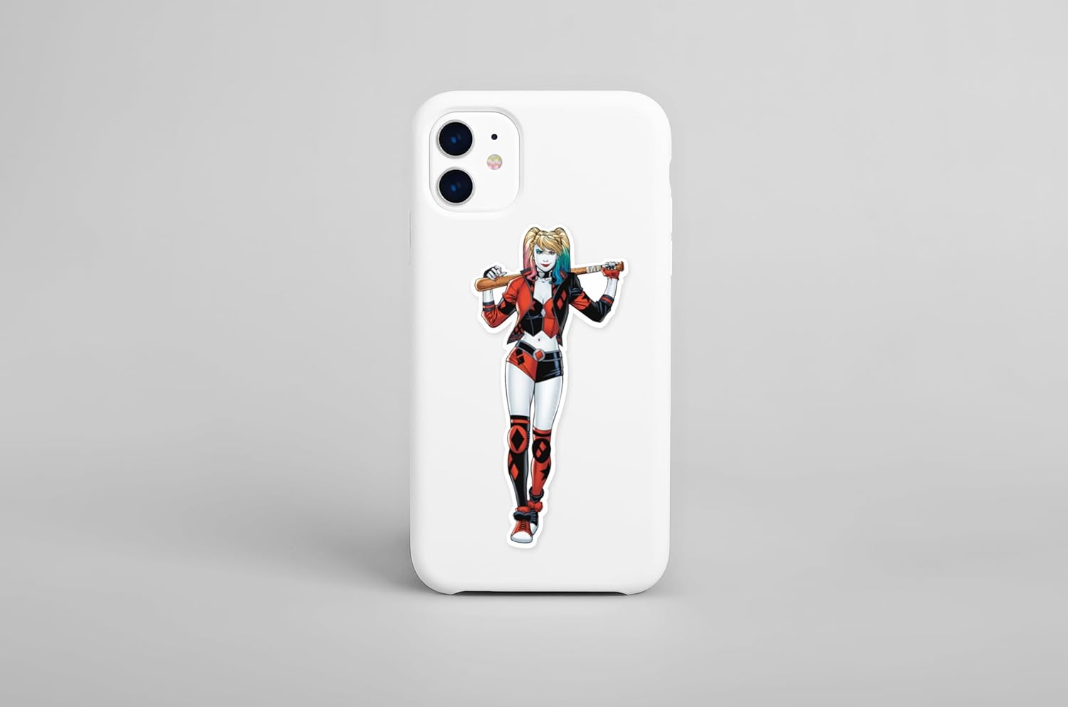 Elektroplate Officially Licensed DC Comics The Joker and Harley Quinn Dynamic Decals | Premium Auto-Grade Weatherproof Vinyl Stickers for Car, Water Bottle, Phone & More| Made in The USA | Set of 2 - Image 4