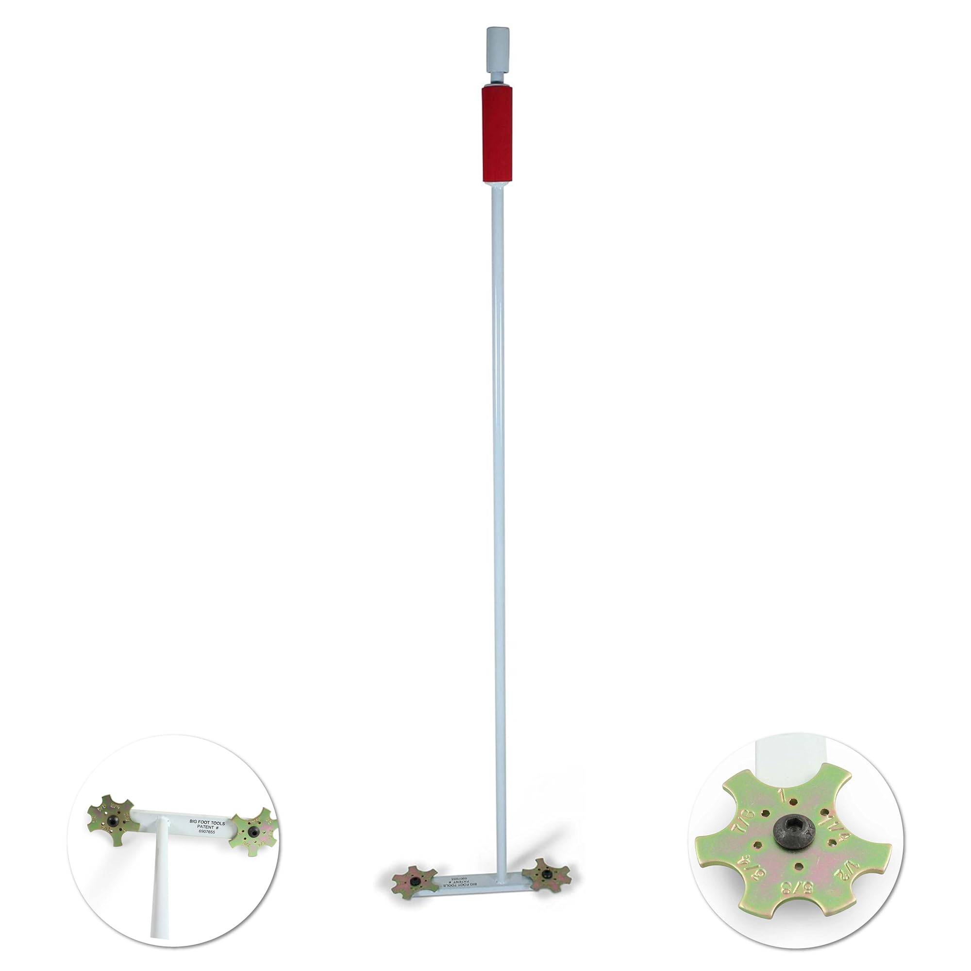 Big Foot Stand-Up Bolt Hole Marker - Precision Construction Marker For 2x4 And 2x6 Walls, Deep Hole Marker Tool For Accurate Anchor Bolt Layout — Amazon image 2