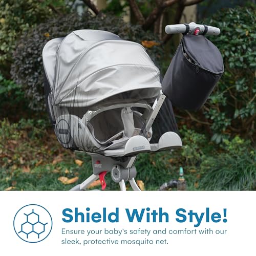 image for Enovoe Mosquito Net for Stroller - Bug Net for Stroller - Black Breath